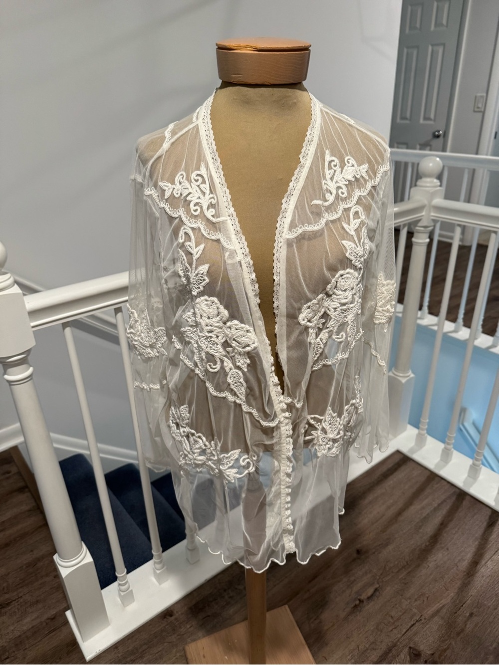 April Cornell sheer cardigan
